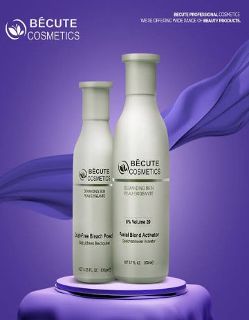 Becute Skin Polish Set – Bleach Powder &amp; Facial Blonde Activator for Radiant and Even Skin Tone