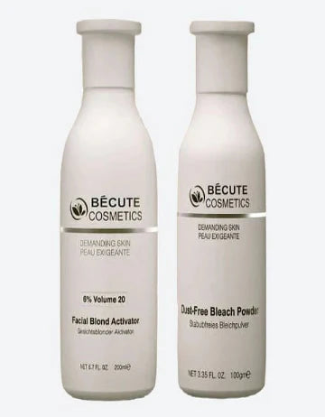 Becute Skin Polish Set – Bleach Powder &amp; Facial Blonde Activator for Radiant and Even Skin Tone